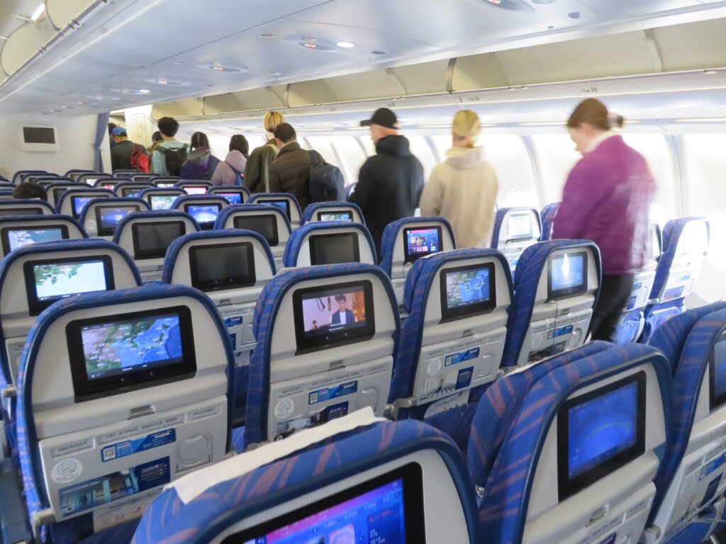 中国南方航空　搭乗記　A330　羽田　北京