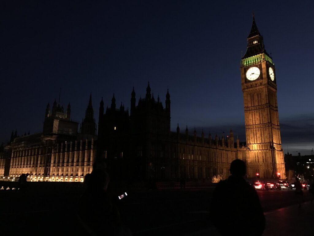 ロンドン ビッグベン 夜景