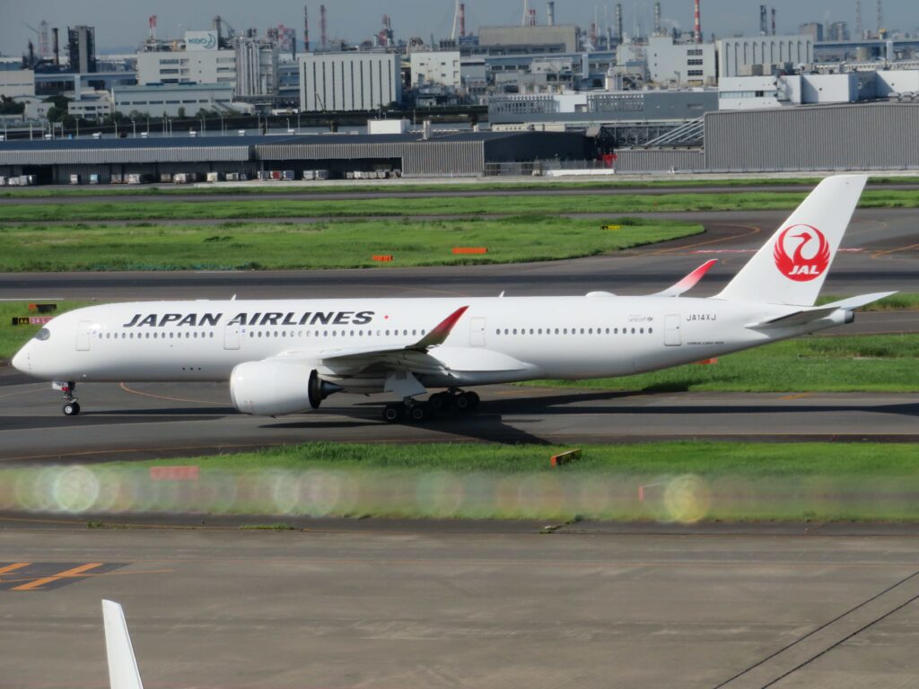JAL　A350　羽田空港
