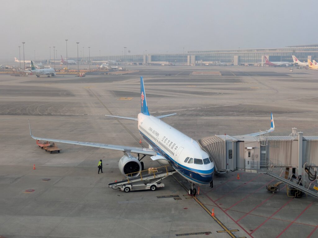 中国南方航空 A321 上海浦東空港 搭乗記 乗り継ぎ